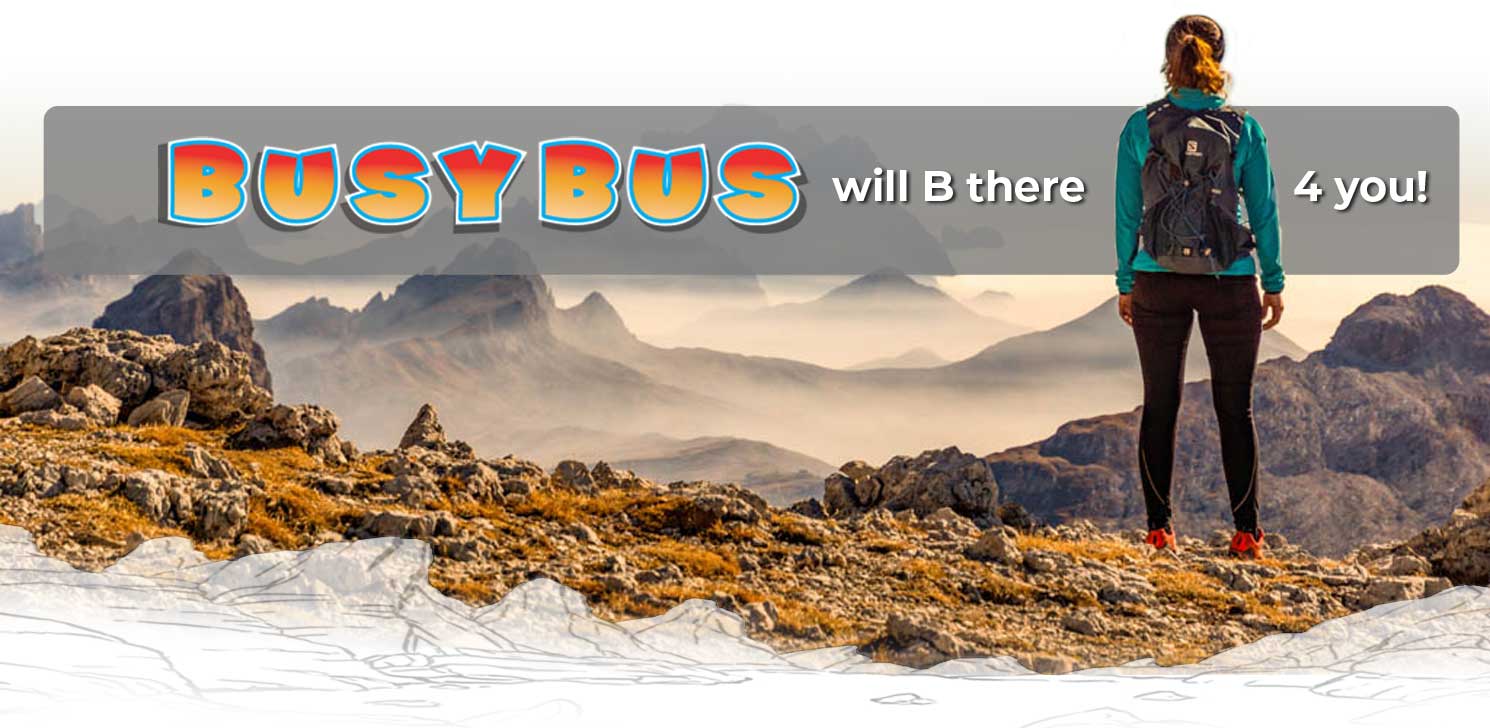 busybus getting you to the mountains